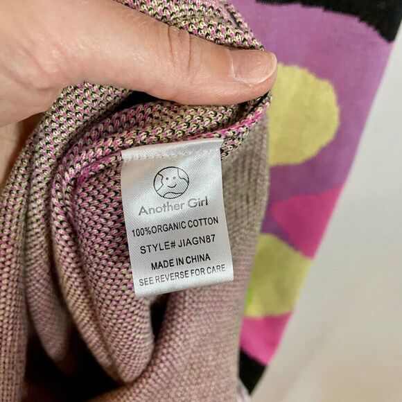 NWT Urban Outfitters Another Girl Size XS Midi Dress - Knit Retro 100% Cotton - Picture 7 of 8